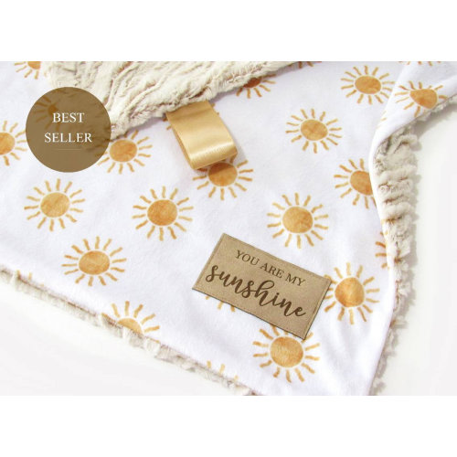 You Are My Sunshine Lovey, Yellow Sun Lovey, Sunshine Lovey, Lovie, Baby Lovey, Minky Lovey, Sunshine Nursery, Sun Lovey, Sunshine Baby Gift
