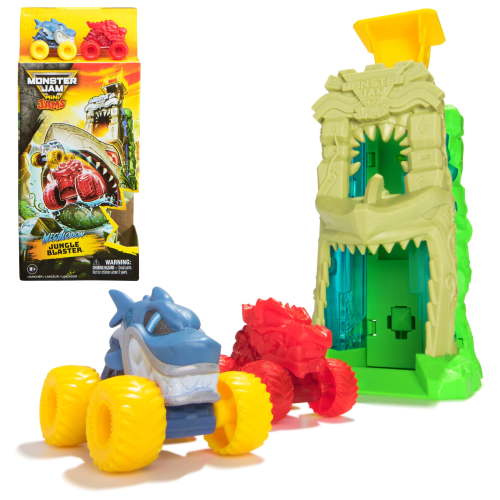 Monster Jam, Mini Jams, Megalodon Jungle Blaster Launcher Playset