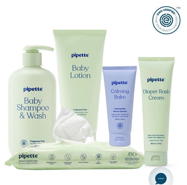 Pipette Welcome Baby Gift | Pediatrician Approved & Dermatologist-tested