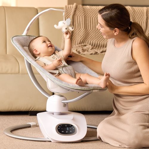 Momcozy CocoSway 3D-Motion Electric Baby Swing - No size
