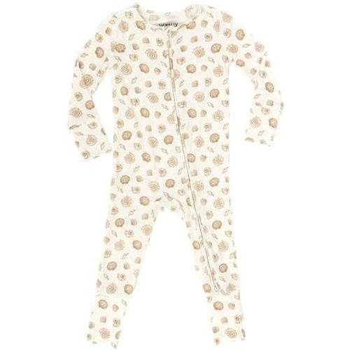 Organic Baby Bamboo Rompers with 11 Signature Prints - Infant Zipper Jumpsuits