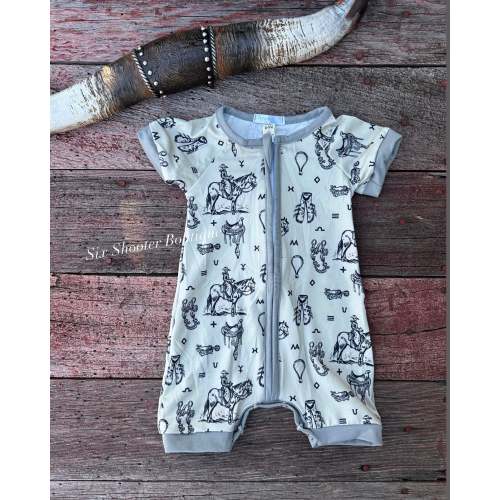 Ranch life baby romper