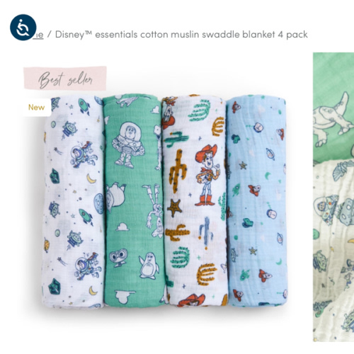 Toy Story Cotton Muslin Swaddles | aden + anais