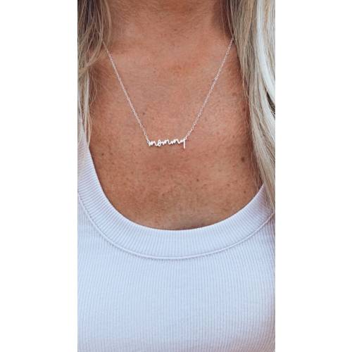 Mommy Necklace • Mom Necklace • Mom Gift • Personalized Necklace For Mom • Mommy Jewelry • Gift For New Mom • Mother's Day Necklace