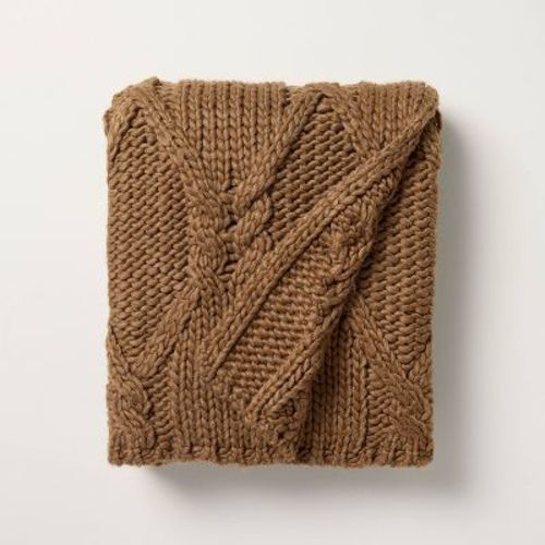 Cable Knit Throw Blanket - Hearth & Hand™ with Magnolia