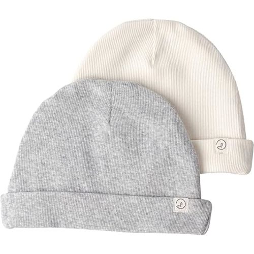 Little Planet by Carter's Unisex Baby 2-Pack Caps Made with Organic Cotton