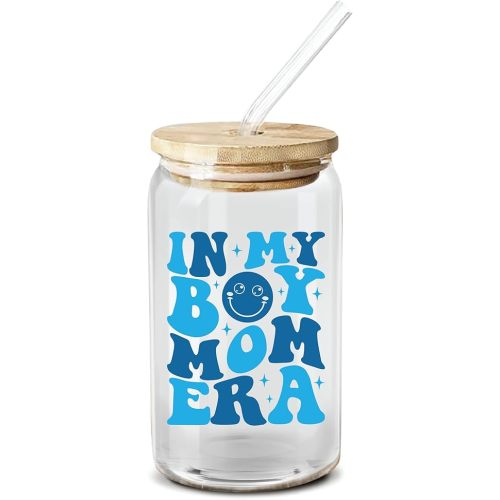 NewEleven Mothers Day Gifts For Mom, New Mother - Gifts For a Mom of Boys, Pregnant Mother, Expecting Momomy, Mama, Moms To Be, Mommy To Be - 16 Oz Coffee Glass