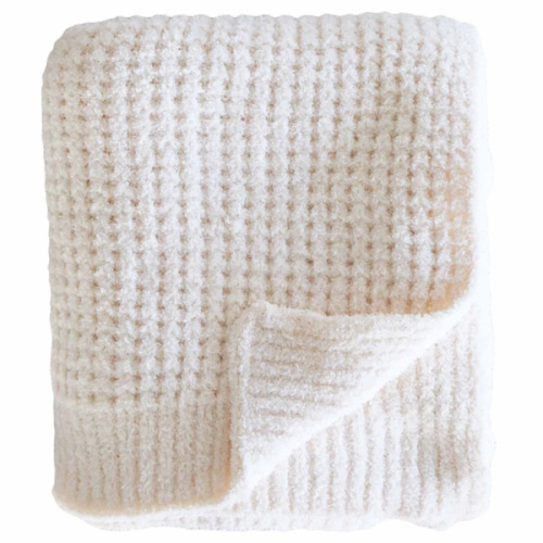 CuddleLane™ Luxe Waffle Blankets | Whisper*
