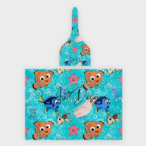 Finding Nemo 2 Piece Baby Swaddle Hooded Set, Newborn Swaddle Blanket for Baby Boys and Girls 40" x 29"
