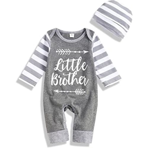 Newborn Baby Boy Romper Stripe Sleeve Outfits Jumpsuit Baby Boy Summer Clothes One Piece Romper