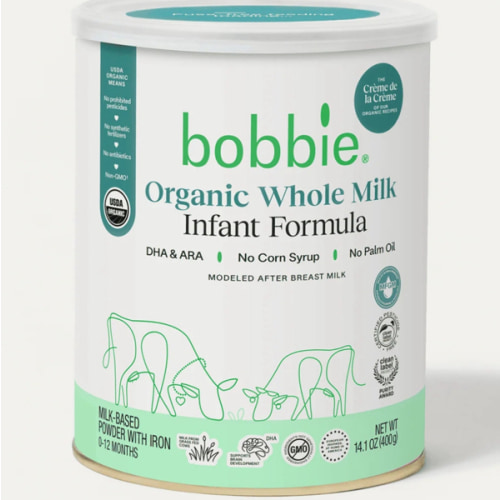 Organic Whole Milk Baby Formula