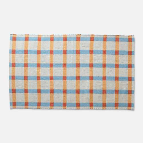 Plaid Wool Rug - 8' x 10'