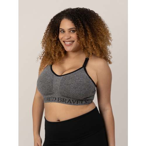 Sublime® Nursing Sports Bra | Heather Grey – Kindred Bravely