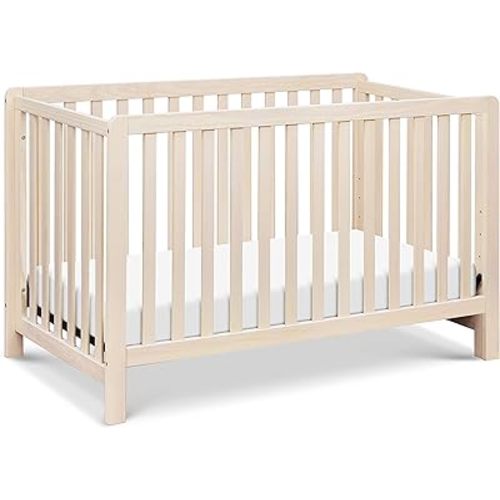 Carter's by DaVinci Colby 4-in-1 Convertible Crib - GREENGUARD Gold Certified Convertible Baby Crib to Toddler Bed, Daybed, Full-Size Bed - Wooden Baby Bed w/Four Adjustable Heights - Washed Natural
