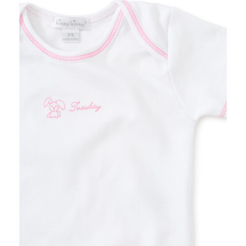 6-9 month- Girls Days of the Week Onesies Set - Kissy Kissy | Maisonette