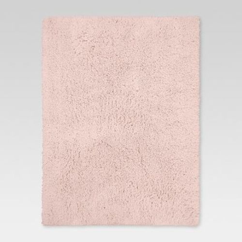 5'x7' Plush Shag Washable Area Rug Pink - Room Essentials™