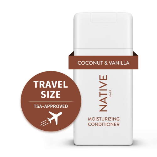 Native Moisturizing Conditioner, Coconut & Vanilla, Sulfate Free, for Women and Men, Travel-sized, 3 oz