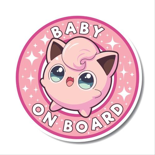 Baby On Board Singing Balloon Sticker