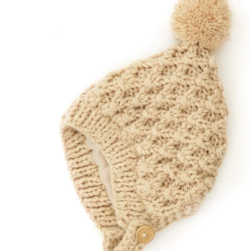 Noelle Knit Beanie in Brown | Reverie Threads
