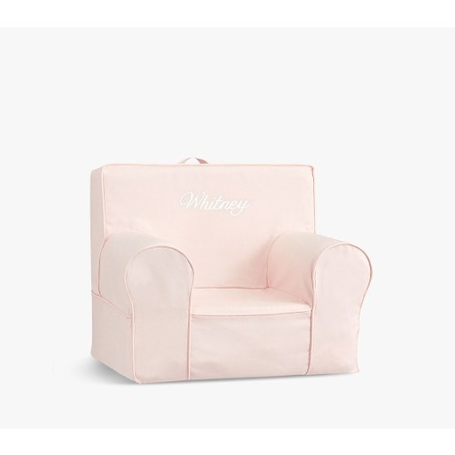 My First Blush Twill Anywhere Chair® | Toddler Armchair | Pottery Barn Kids