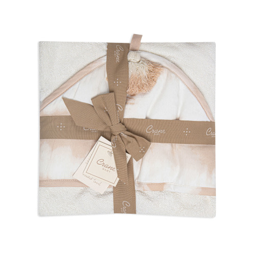 Parker Hooded Towel |Nursery Essentials - Crane Baby
