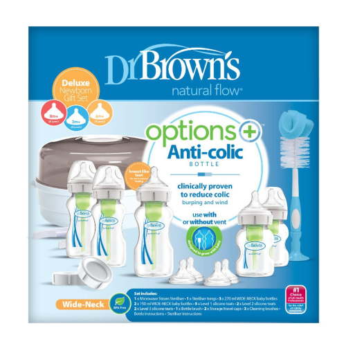 Dr Brown - Natural Flow Options+ Newborn Gift Set