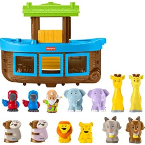 Fisher-Price Little People Toddler Playset Nativity Scene with Baby Jesus  Mary & Joseph Figures for Christmas Play Ages 1+ Years