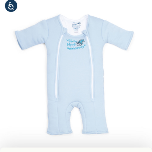 Blue Baby Merlin’s Magic Sleepsuit – 100% Cotton for Better Baby Sleep