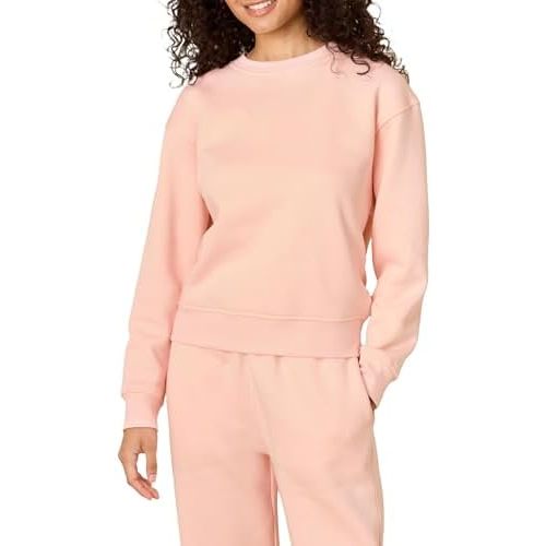 Amazon Essentials x Sofia Grainge Women's Boxy Drop Shoulder Crewneck Sweatshirt