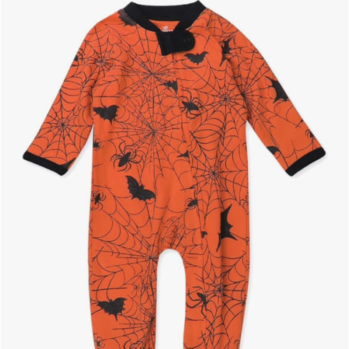 HonestBaby Celebration Sleep & Play Footed One-Piece Pajama Sleeper 100% Organic Cotton