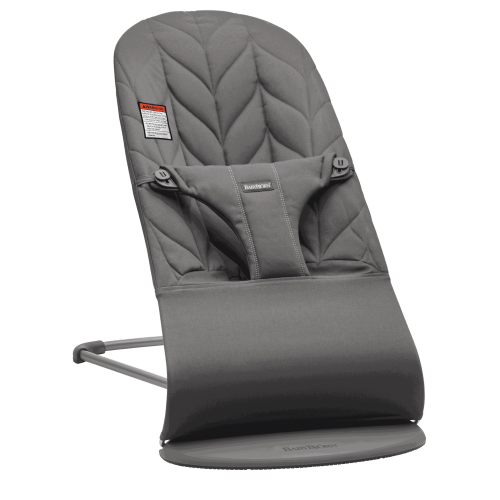 BabyBjorn Bouncer Bliss, Woven, Petal quilt, Anthracite