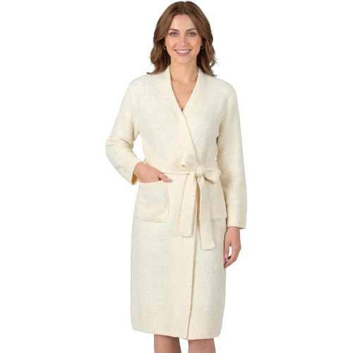 PAVILIA Premium Womens Plush Robe, Super Soft Fuzzy Bathrobe, Cozy Spa Robe with Pockets for Women