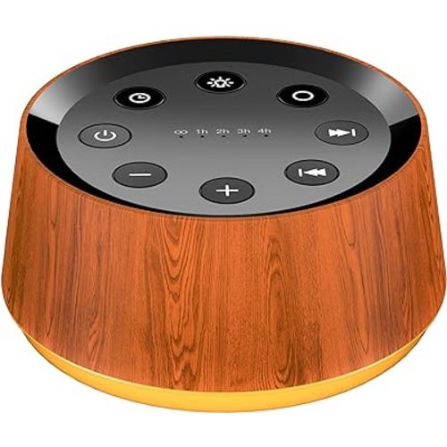 Brown Noise Sound Machine with 30 Soothing Sounds 12 Colors Night Light White Noise Machine for Adults Baby Kids Sleep Machines with 36 Volume Levels Memory Function 5 Timers for Home Office Travel