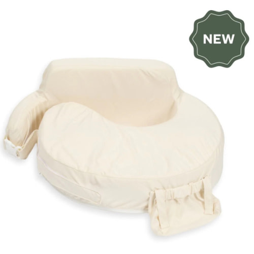 Super Deluxe Oat Nursing Pillow with 100% Organic Cotton Cover