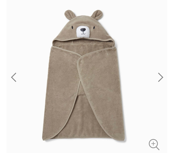 Bear Baby & Kids Hooded Bath Towel