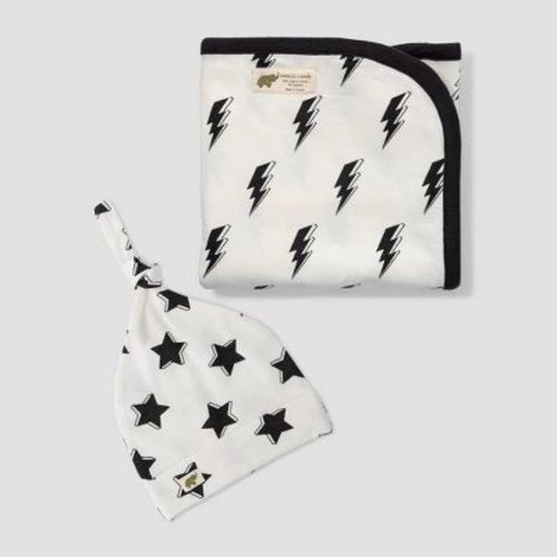 Layette By Monica + Andy Hospital Cuddle Box Blanket - Stars + Lightning