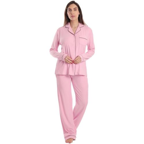 Just Love Women's Ultra-soft Pajama Set – Cozy & Luxurious Loungewear (solid Pink, 2x)