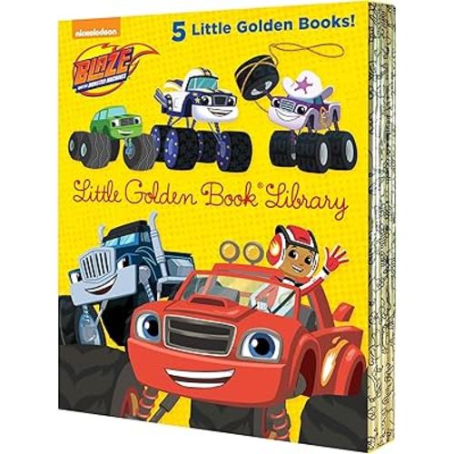 Blaze and the Monster Machines Little Golden Book Library -- 5 Little Golden Books: Five of Nickeoldeon's Blaze and the Monster Machines Little Golden Books