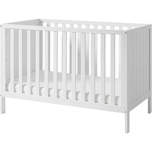HARPPA Grevia 5 in 1 Convertible Crib, 3 Adjustable Heights, Converts to Toddler Bed, Daybed, Sofa and Full-Size Bed, Fits Standard Baby Crib Mattress, White
