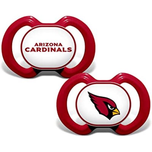 BabyFanatic Pacifier 2-Pack - NFL Arizona Cardinals - Officially Licensed League Gear