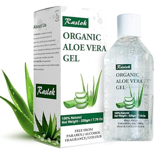 Aloe Vera Gel | 100% Pure Natural Aloe Gel For Moisturizing Face Skin & Hair Care,Durable Moisturizing Hydrating Soothing, Non-Sticky (7.76 OZ)