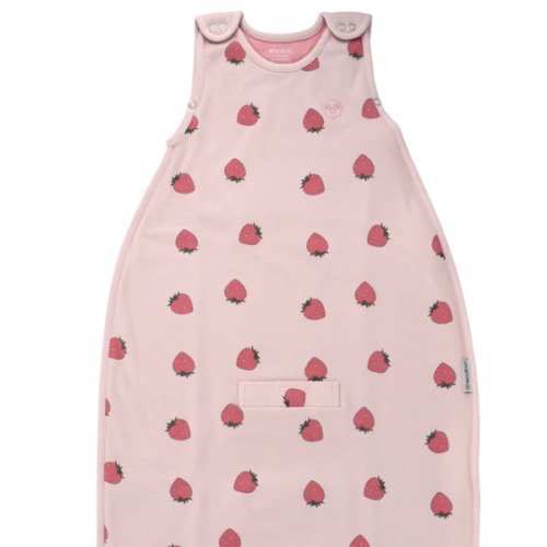 4 Season® Ultimate Baby Sleep Bag, Merino Wool & Organic Cotton, Strawberry