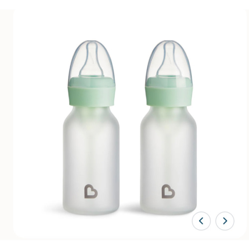 Bond® Silicone Glass Bottle 4oz or 8oz, 2pk | Munchkin