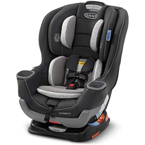 Graco Extend2Fit Convertible Car Seat, Rear-Facing and Forward-Facing, Extended Rear-Facing Seat Option, Redmond, Ideal for Newborns, Infants, and Toddlers
