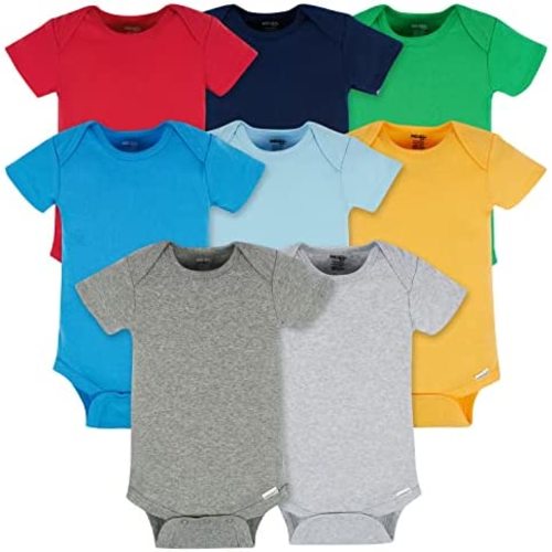 Onesies Brand baby-boys 8-pack Short Sleeve Mix & Match Bodysuits