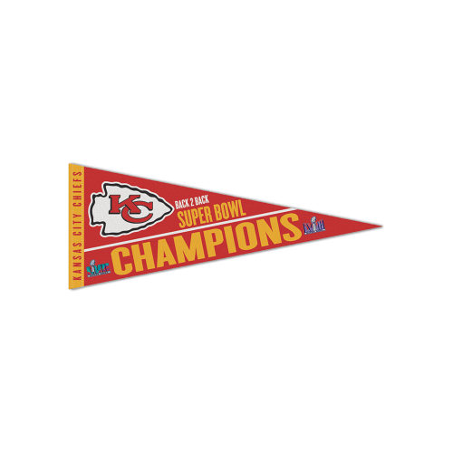 Kansas City Chiefs Super Bowl LVIII Champs Premium Pennant