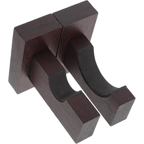 Wooden Bat Rack Holder Display Stand Bat Holders Wall Mount for Baseball Softball 1 Pair Bat Stands Indoor Hockey Bat Organizer