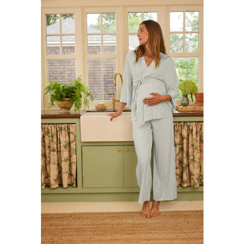 LAKE | Women | DreamModal Pajamas | Fog Maternity Kimono Bundle