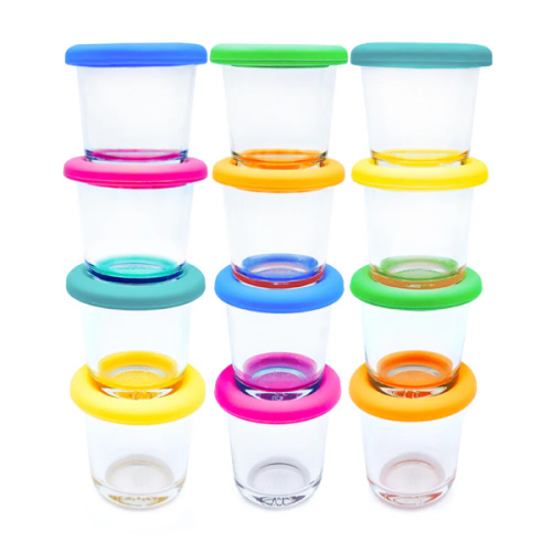 4oz Glass Baby Food Storage Jars
