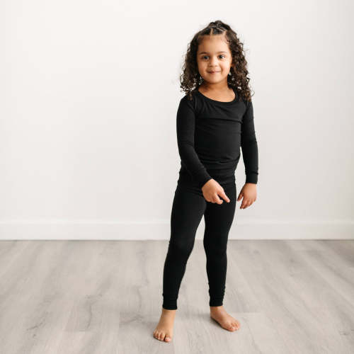 Black Two-Piece Pajama Set - Little Sleepies